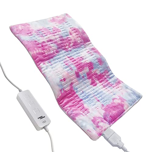 Image of GOQOTOMO Heating Pad Fast-Heating Technology for Back /Waist /Abdomen /Sh-oulder /Neck Pain and Cramps Relief - Moist and Dry Heat Therapy with Auto-Off Hot Heated Pad by-Colorful