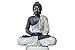 Produktbild RB Wohndesign Buddha Figur groß im Lotus Schneidersitz aus Lavasteinguss 60 cm Meditation Statue Skulptur Feng Shui