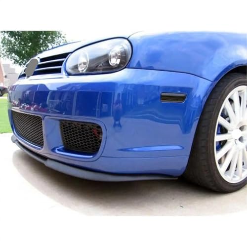 Compatible For VW GOLF R32 MK4 CUPRA R FRONT SPOILER BUMPER LIP Euro Spoiler Lip Universal 3 Pcs Body Kit