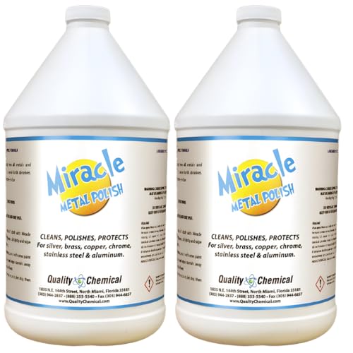 Quality Chemical Miracle Metal Cleaner & Polish - Ultimate Solution for Polishing and Cleaning Metal...