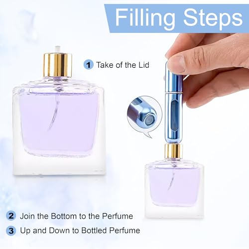 Image of GLUN Pack of 4 Empty Refillable Travel Bottles Multicolour Chrome Finished