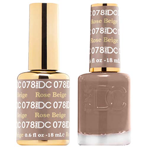 DND DC 078 - ROSE BEIGE Gel & Matching Polish Set - DND DC Gel & Lacquer