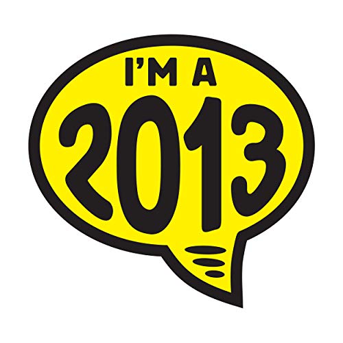 Image of Ez-line Vinyl Year Slogan Bubbles for Car Lots 1 Dozen Windshield Decal Stickers Dealership Numbers (2013)