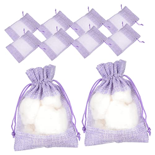 10 bolsas de sachet lavanda vacías para aromaterapia y especias miniatura 1