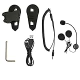 THOKWOK New Version of BT-S3 Motorcycle Intercom Type-C Interface Boom Microphone Earphone Accessories