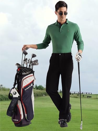Image of STELLERS Men's Full Sleeve Polo T-Shirt | Feather Touch Feel | Odour Resistant | Wrinkle Free | Quick Dry | Stretchable | Lightweight | Anti-Static | UV Resistance | Anti-Microbial