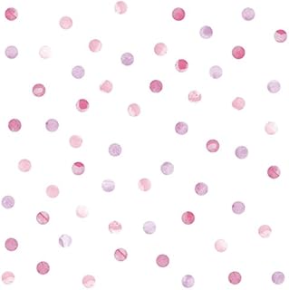 WallPops DWPK2466 Watercolor Dots Wall Art Kit, Pink