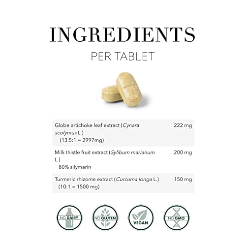 New Nordic Active Liver | Daily Liver Supplement | Milk Thistle, Artichoke & Turmeric | For Men And Women | 30 Count (Pack Of 1) #TOP3