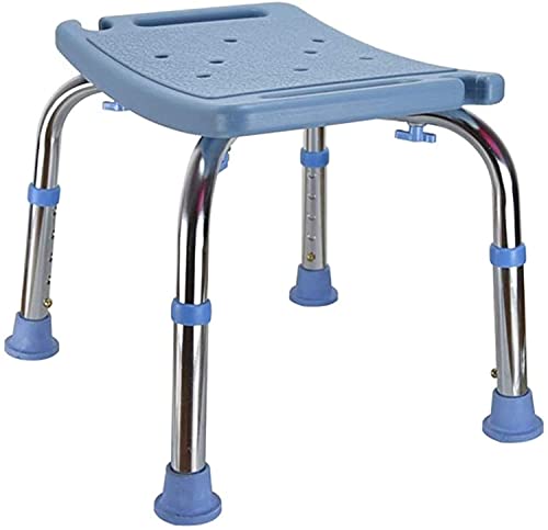 Happlignly Shower Chairs,Shower Stool Lightweight Height Adjustable,Bathroom Seat,Shower Chair,Bathing Aid For Elderly,Disabled,And Handicapped,Bath Seat Bench Bath Chair,Blue #TOP3