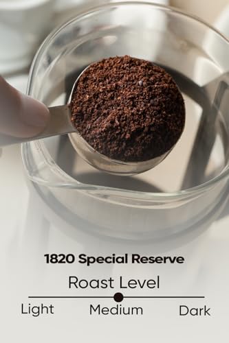 Image of Cafe 1820 Special Reserve, Premium Costa Rican Ground Coffee, 100% Arabica, Medium /Dark Roast, High Altitude Blend with Aroma & Fruity Notes, 12 oz (2 Pack)