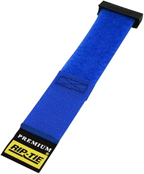 RIP-TIE 1 x 3.5 Rip-Lock CableWrap Cable Tie Perfect for Heavy Duty Cables 1 Pack Blue