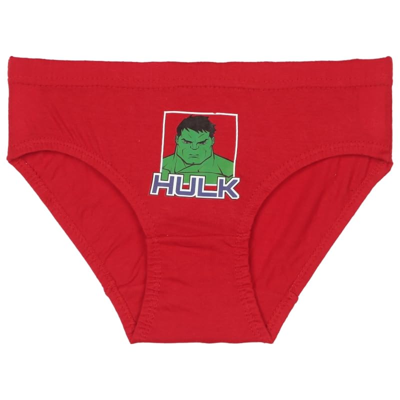 Image of Boy's Cotton Printed Brief Pack of 5 Print Suitable for All Day Wear with Ultrasoft and Durable Waistband for Rash Free Experience (Color & Print May Vary)