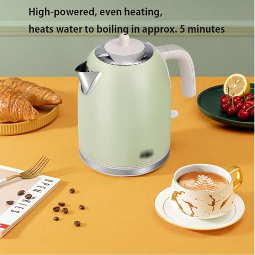 Hervidor eléctrico vintage 1l acero inoxidable gris miniatura 7