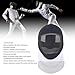 Alomejor Fencing Sports Mask, Protective Helmet with Padded Bib Metal Mesh Lining for Daily Practice and Competition (M)