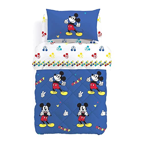 Caleffi Disney Steppdecke Mickey Retro für Jungen