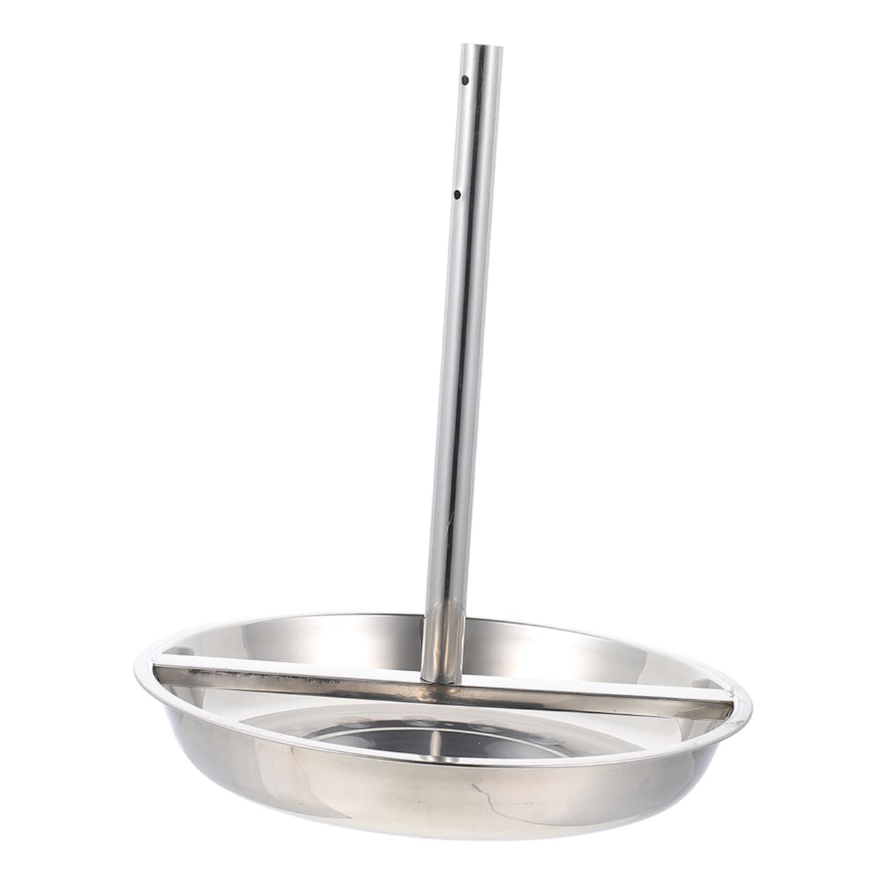 FUNOMOCYA Stainless Steel Grilled Chicken Tray Roasting Pan Vertical Holder for Outdoor Cooking Chicken Roaster Rack for Bbq Camping Oven Use Easy to Clean