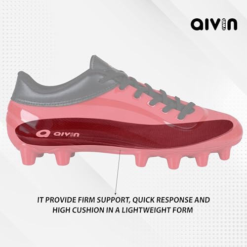 Image of Aivin First Strike Football Stud with TPU Sole with Direct Injection Molding Technology A Moulded Removable E.V.A Sockliner Light Weight Insole Pre-Molded