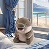 Acgtrick Cute Moo Deng Plush Soft Pygmy Hippo Plushie Toy Moo Deng Hippopotamus Plushie Doll for Fans Gift Hippopotamus Stuffed Animal Pillow for Boys Girls Kids Adults 9 inch #5