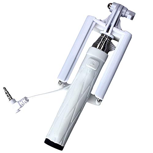 ByedogHandheld Extendable Self-Pole Tripod Monopod Stick for Smartphone (White)