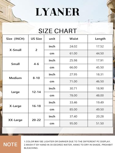 Lyaner 18-LYSK72223281BK1-M Women'S Elastic Waist Pleated Layered Ruffle Hem Flowy A Line Short Skirt Black2 Medium thumb #6