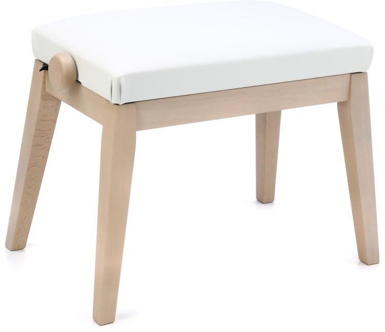 Hidrau Kobe BG-50 Piano Bench - White