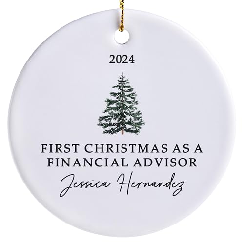 Financial Advisor Ornament, Financial Advisor Gift, Personalized Financial Advisor Christmas Ornament, Custom Gift for Financial Advisor