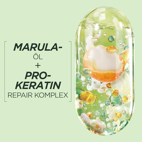 Garnier Fructis Schadenlöscher reparierendes Shampoo für geschädigtes Haar XXL, Mit Amla-Öl und pflanzlichen Keraproteinen für weniger Spliss, Maxi Format, 1000ml