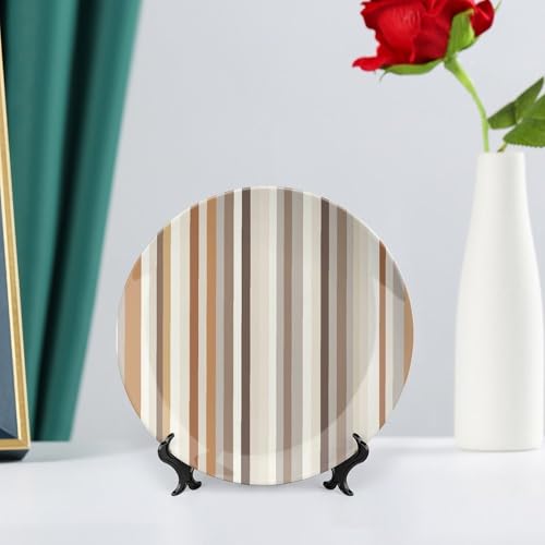 Plato Decorativo de Porcelana Blanca BTCOWZRV 7 pulgadas miniatura 6