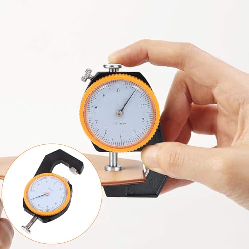 Medidor de Grosor Mecánico Portátil de Acero 0-10mm miniatura 7