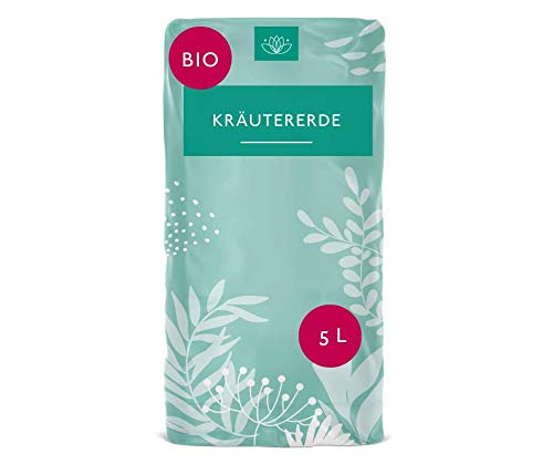 Jasker's Bio Kräutererde 5 L | mit Start-Düngung und Wurzelaktivator (Kräutererde Bio, 5 L)
