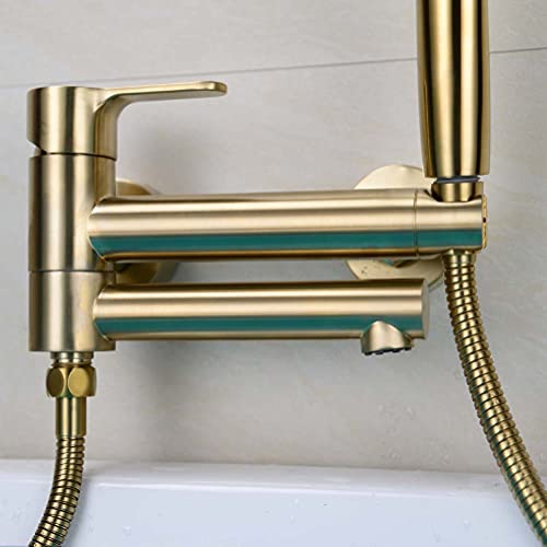 Robinet de baignoire encastrable mural cascade avec kit douchette