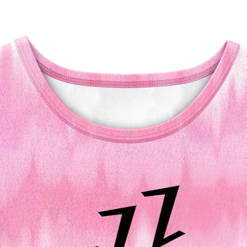 Image of LQSZ Girls Pajamas Set with Pocket Toddler Kids Short Sleeve Sleepwear 3-14Y Pjs Set