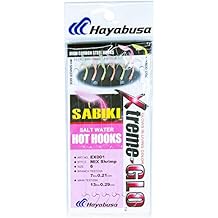 Hayabusa Sabiki Hook, 1-Piece, Stainless Steel, Needle Point, Fishing Sabiki Hook