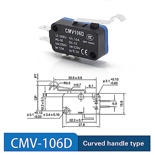 Micro interrupteur CMV100D V15 de fin de course 10A 250V