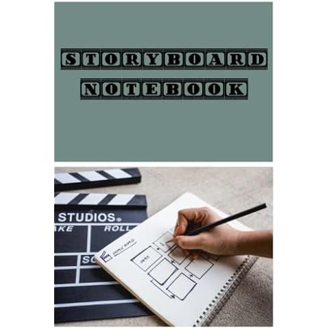 Storyboard Notebook: Book With Template Panel Pages For Writing Ang Drawing I Perfect Gift For Kids, Directors, Animators, Creative Storytellers, ... Layouts For Movies And Short Films Cover