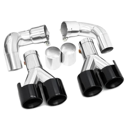 Embouts d'échappement pour BMW G60 G61 520i 530i, canules de silencieux look quad noir