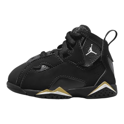 Jordan True Flight Baby/Toddler Shoes (Black/Metallic Gold/White)