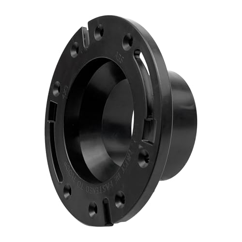 Image of RV Toilet Seal and 3 Inch Socket RV Toilet Flange Kit Compatible with RV 300 /310 /320 Toilets Replacement for 385345892 Flange and 385311658 Flush Seal and 385311652 Base Seal 3 in 1 Combo Kit (Black)