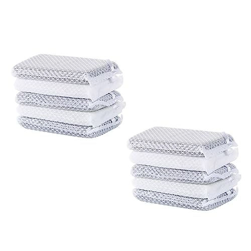 FRCOLOR 10pcs Dish Washing Sponges Kitchen Reusable Cleaning Sponge Pad Dishwasher for Kitchen Scrub