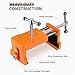 Cabinet Clamps, Professional Wood Joinery Alignment Tool, Adjustable Panel Clamping System for Cabinet Building, 4-Point Positioning Clamps, 2 Pack, Orange