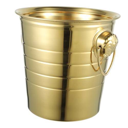 VALICLUD 1Pieza Hielo Inoxidable con Asas Resistentes para Enfriar Bebidas y Champán Fiestas y Reuniones y Moderno de Limpiar