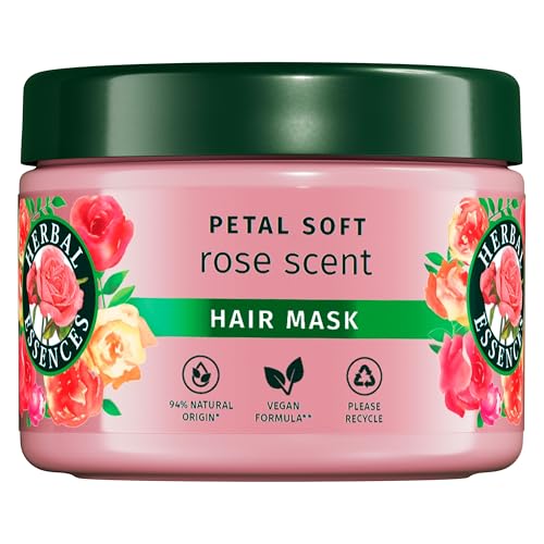 Herbal Essences Suavidad Mascarilla Aroma A Rosas, 500 ml, Hidrata El Pelo Seco