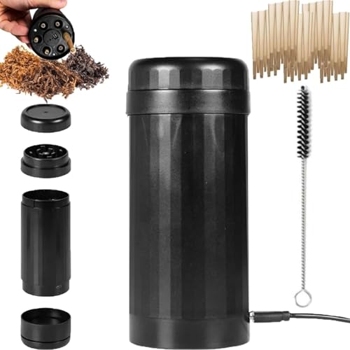 2in1 Roller Mills, Portable Swift Roll Cylinder Machine, Pro Roller Electric Grinder and Cone Filler, Say Goodbye to Hassle of Rolling by Hand