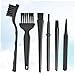 Anneome 1set Static Keyboard Cleaning Brush Set Multi-Function Dust Removal Tool for Electronics Use for Hard Reach Spaces Black