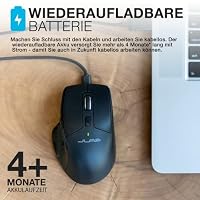 JLab JBuds Maus kabellos - Bluetooth Funkmaus wiederaufladbar, 5,2/2,4Ghz – Ansicht 3