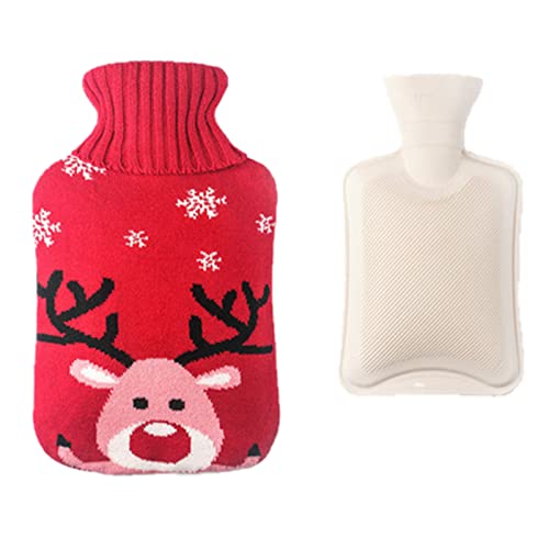 Bouteille d'eau chaude de taille mini avec housse ultra douce pour grands et petits