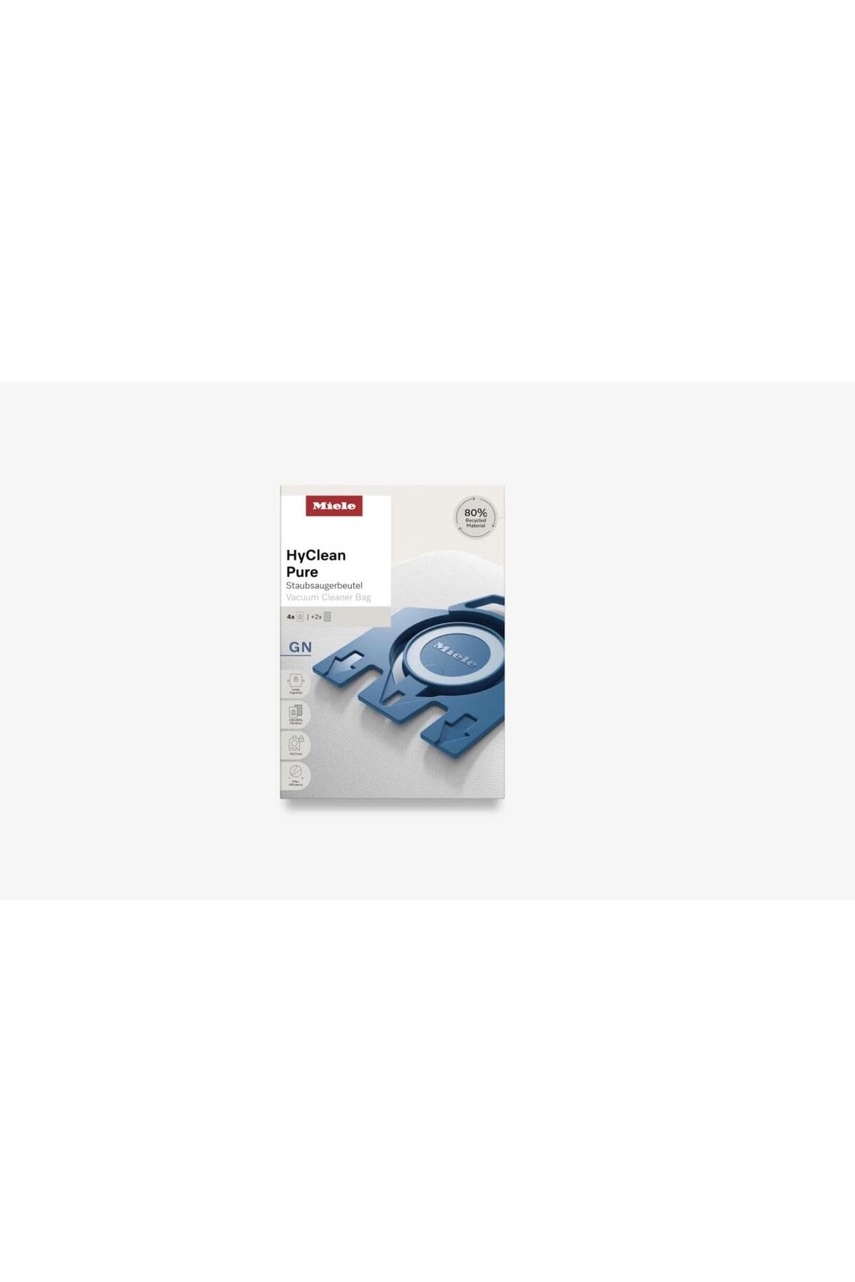 Miele Original Zubehör - HyClean 3D Efficiency GN Staubsaugerbeutel / Schließt den Staub sicher im Staubsauger ein (9917730)