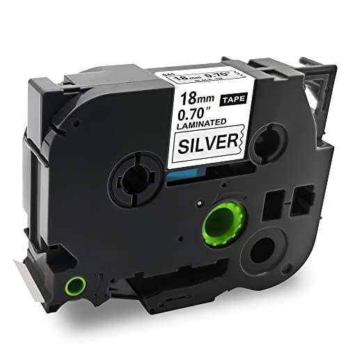 HeeMee Tze�e�[�v �݊��i �u���U�[�p 18mm���yTze-941�E��n�������E�P�i�z8m�� �s�[�^�b�`�e�[�v P-touch ���~�l�[�g�e�[�v �h�� ���S�� �����O�V�[�� �����p�i�iTze-941�E1�j