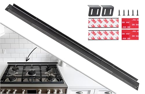Expandable Rear Stove Gap Cover for Slide-In Ranges