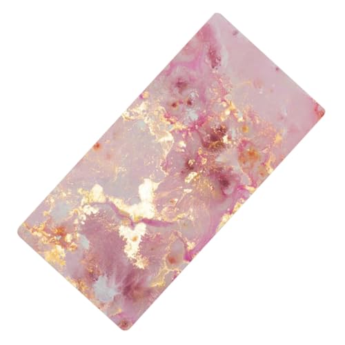 Tapis de Bureau Rose Surface Lisse pour Glisse Fluide